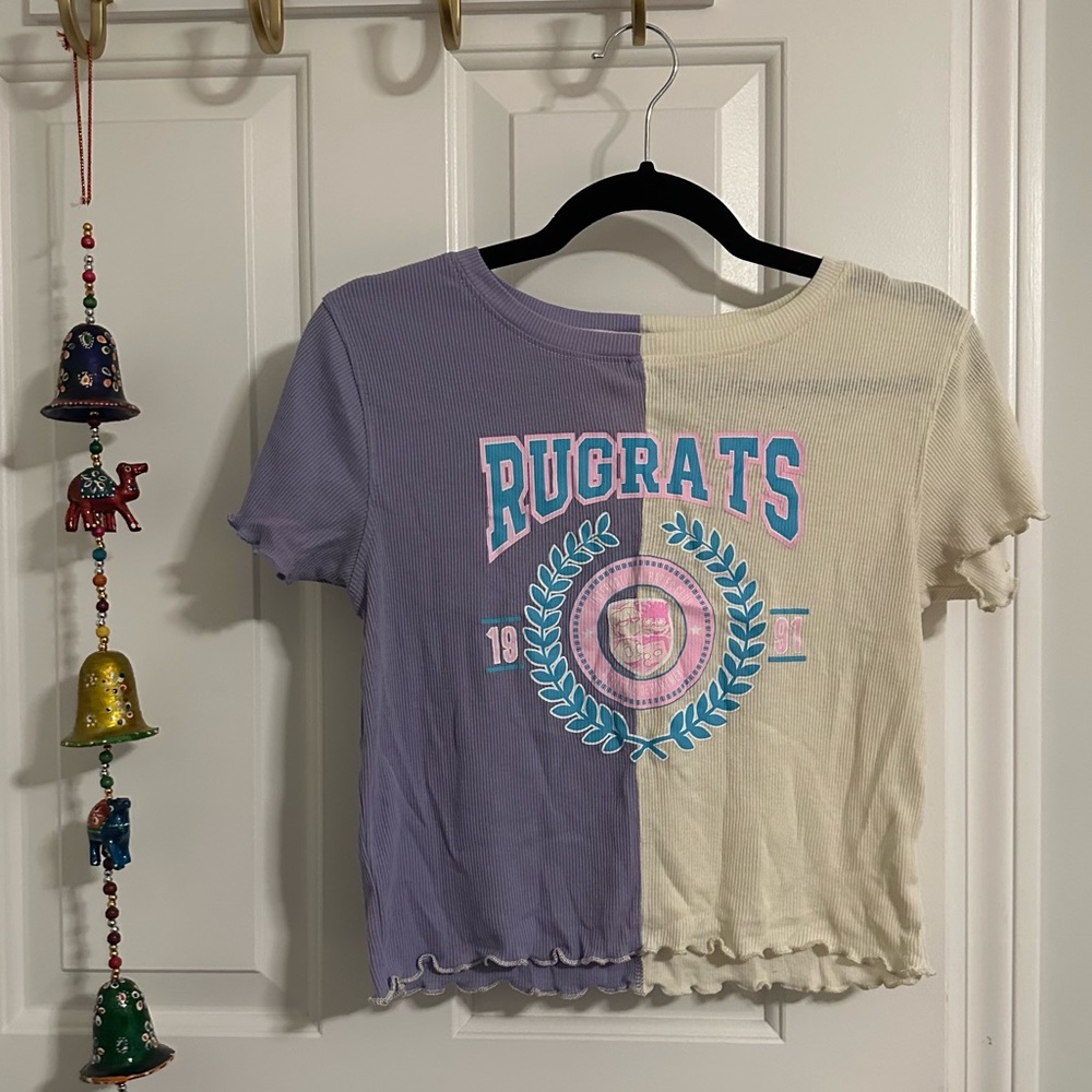 Nickelodeon Rugrats Purple Tee Shirt Large